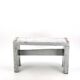 Small grey bench or wooden step stool, plant stand from the 1950s.