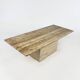 Vintage Italian Travertine Coffee Table, 1970s