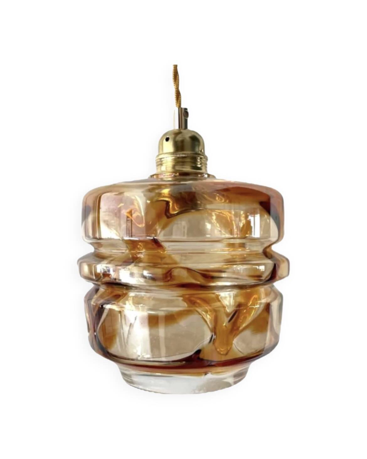 Vintage Murano glass pendant lamp
