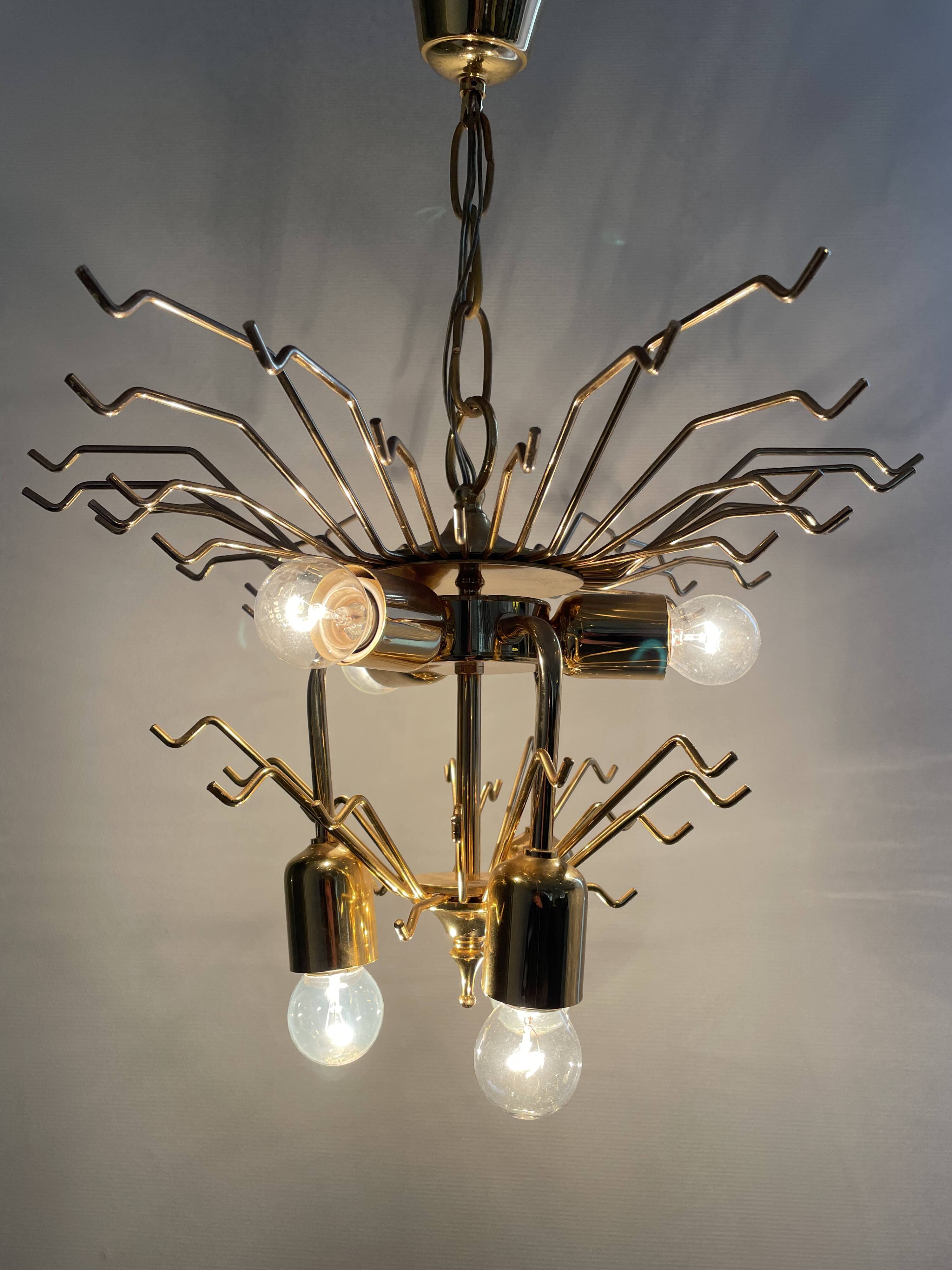Vintage Paolo Venini chandelier, 1970s