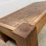 Sturdy wooden vintage coffee table