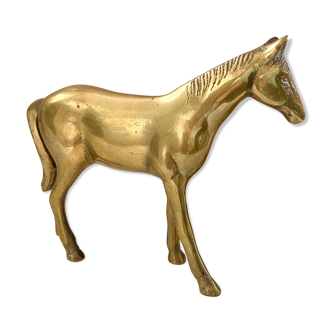Brass horse