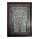 Framed earthenware tile Kharraz