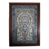 Framed earthenware tile Kharraz