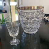 Crystal ice bucket
