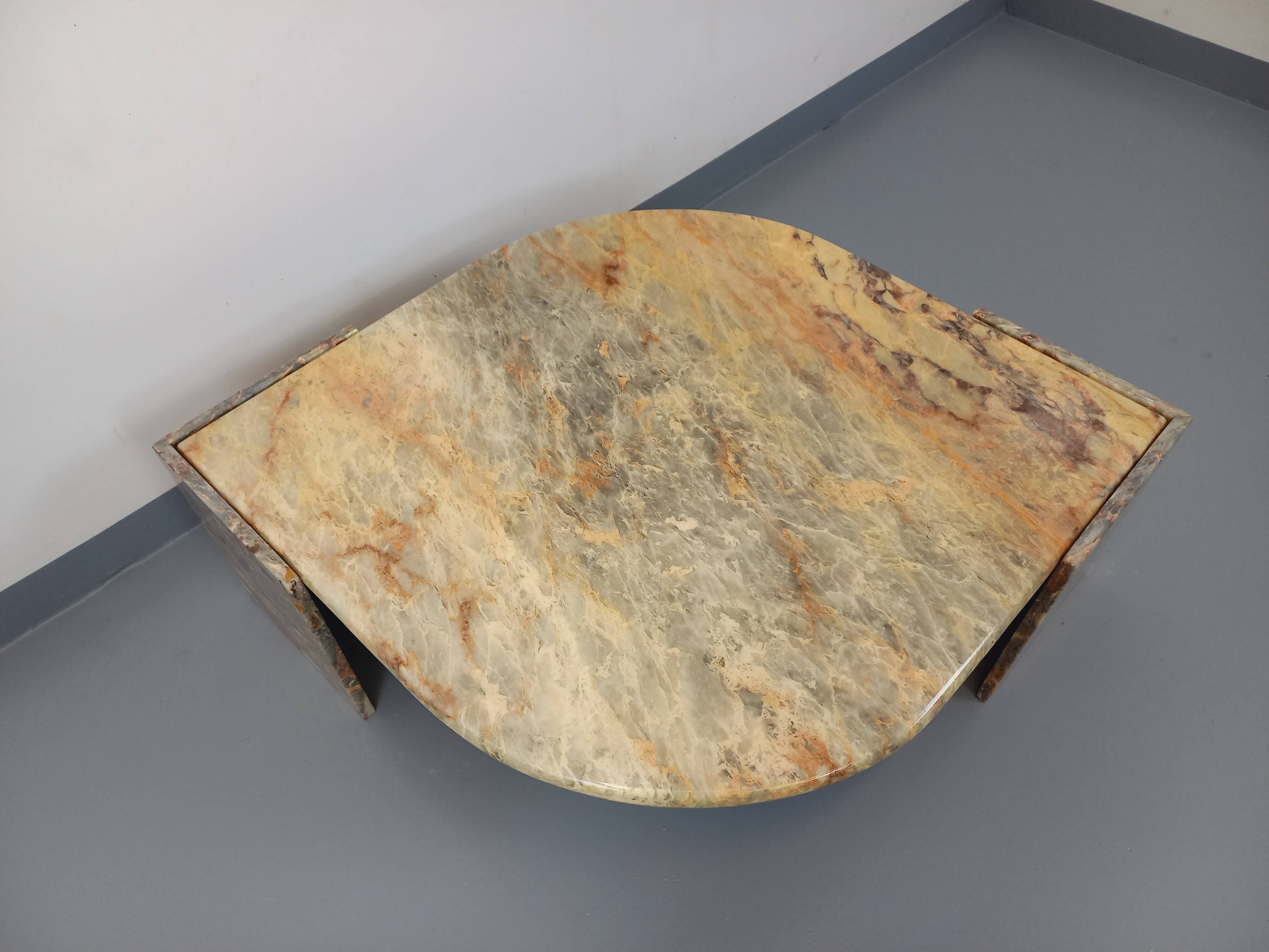 Vintage marble coffee table from the 70s