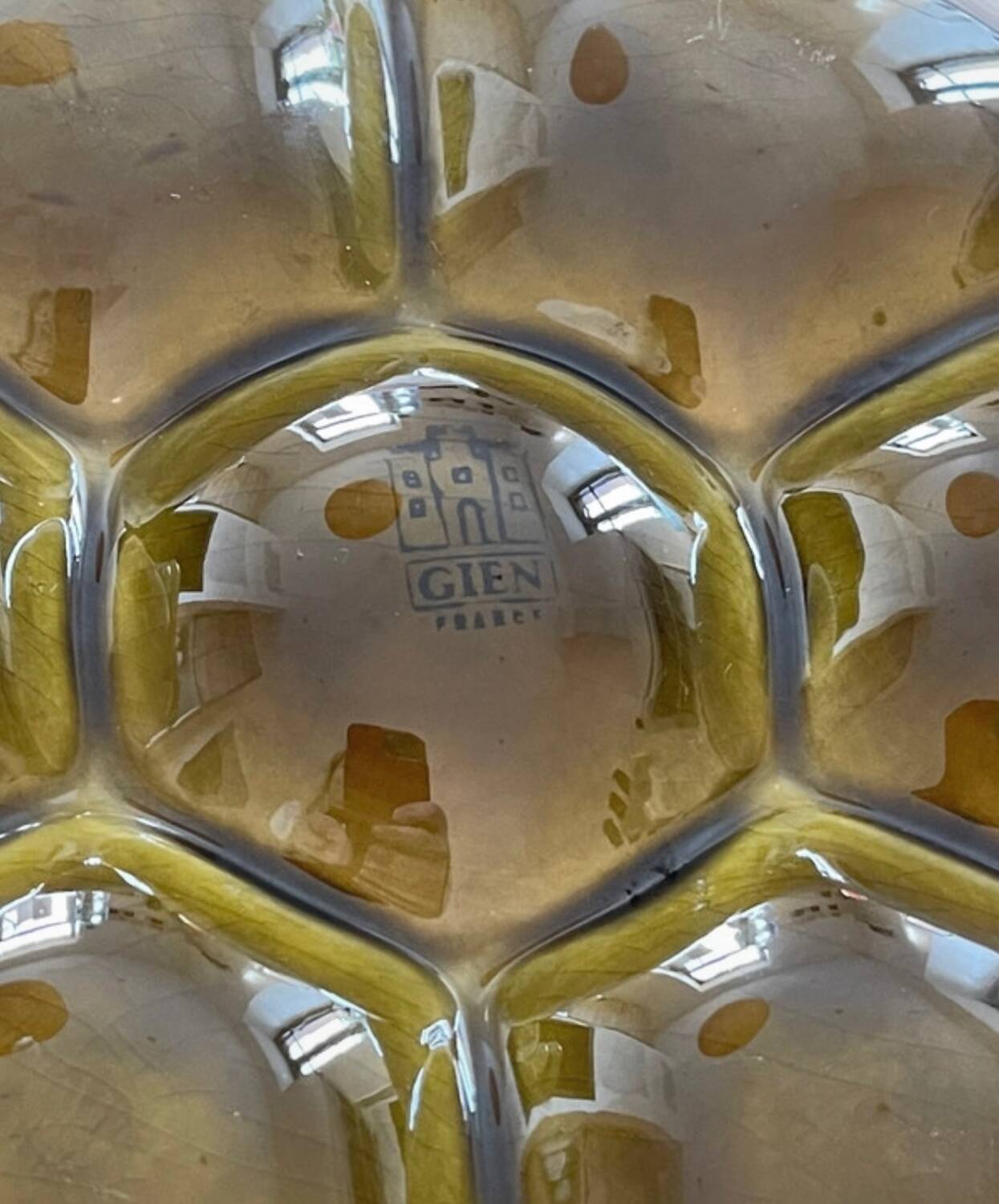 Gien oyster plates