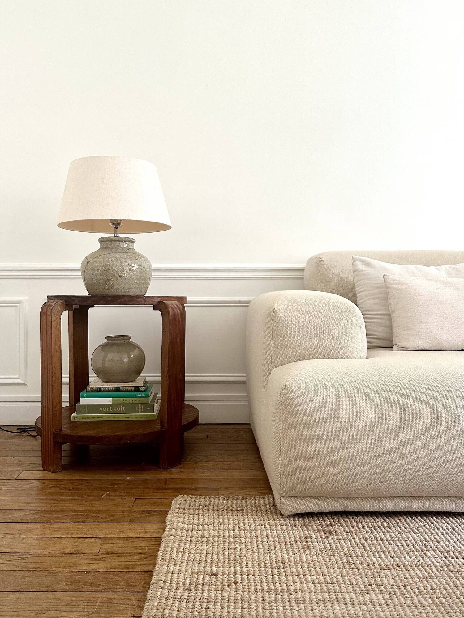 Round Art Deco side table