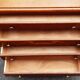 Art Deco chest of drawers in gilded oak