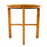 Art Deco side table, mid-20th century, birch