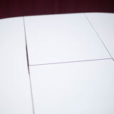 Round table formica white vintage 60/70