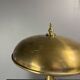 Midcentury Italian modernist brass dome mushroom table lamp, 1960s