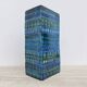 XL Bitossi ceramic vase in Rimini blue 727/30, Aldo Londi design, Italy