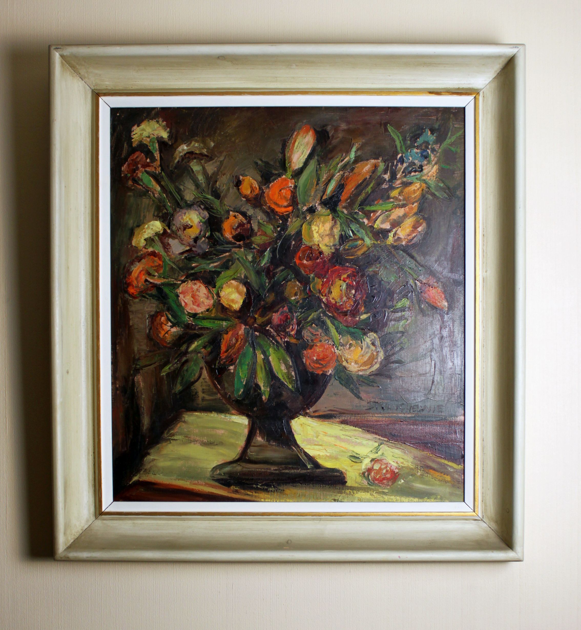 Still life bouquet of flowers, st vangheluwe.