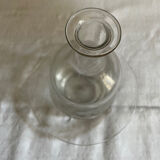 Carafe and flowered saucer