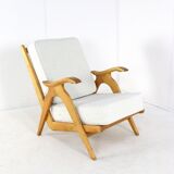 Mid century dutch design Oak armchair 'Nederweert' | more pieces in stock