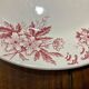 Round dish in Iron Land Saint Amandinoise model Anemone