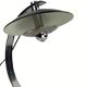 Midcentury chrome desk or table lamp, pink marble base