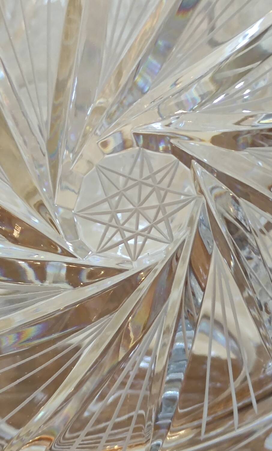 Old crystal champagne bucket Grand Dukes of Lorraine