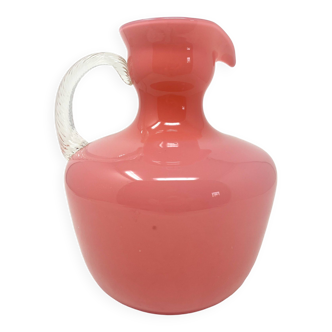 Empoli pink opaline vase