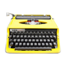 Machine à écrire Brother deluxe 800 jaune moutarde vintage