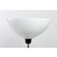 80s wooden lamp with polypropylene shade