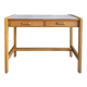 Vintage desk with 2 pine drawers and laminate coating