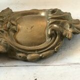 Pair of bronze castle appliques 55cm