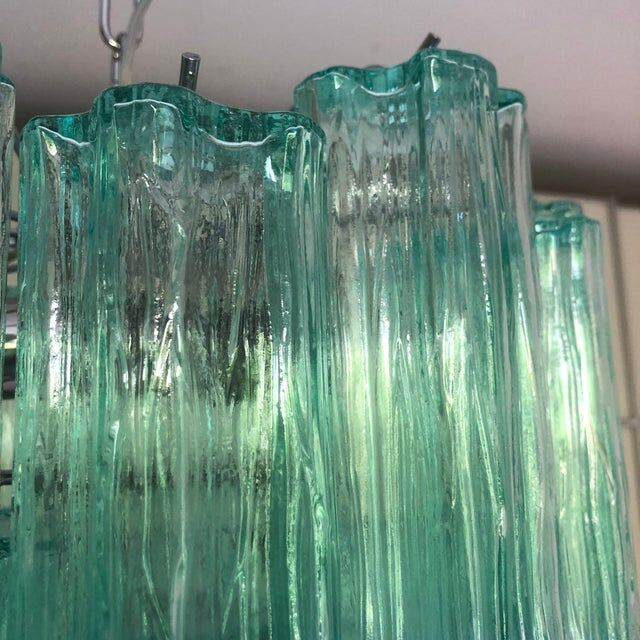 Pair of murano glass chandeliers