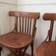 Paire de chaises bistrot couleur ébène