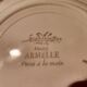 12 deep plates Armelle Sarreguemines hand-painted