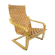 Leather and beechwood armchair by Noboru Nakamura for Ikea, 1990s