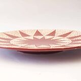 Cracked art-deco dish