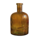 Vintage amber glass bottle – dame jeanne decor – flea market style