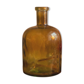 Vintage amber glass bottle – dame jeanne decor – flea market style