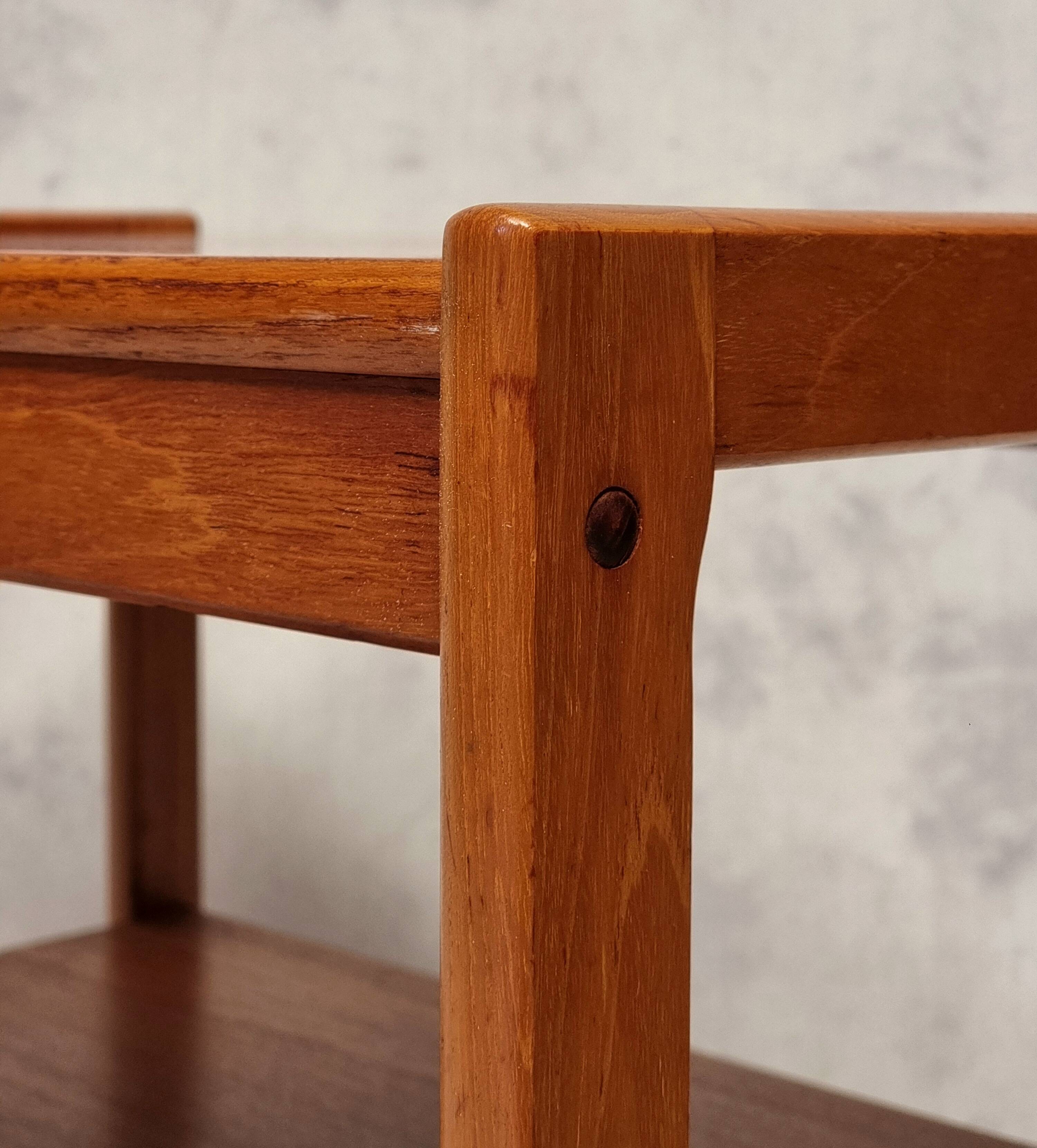 Vintage Scandinavian Rolling Trolley - BRDR Furbo, Spøttrup - Teak - Ca 1960