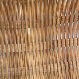 Round Basket made of Asian bamboo