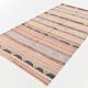 5x9 Rug For Living Room Salmon Green Kilim Rug, 145x288Cm