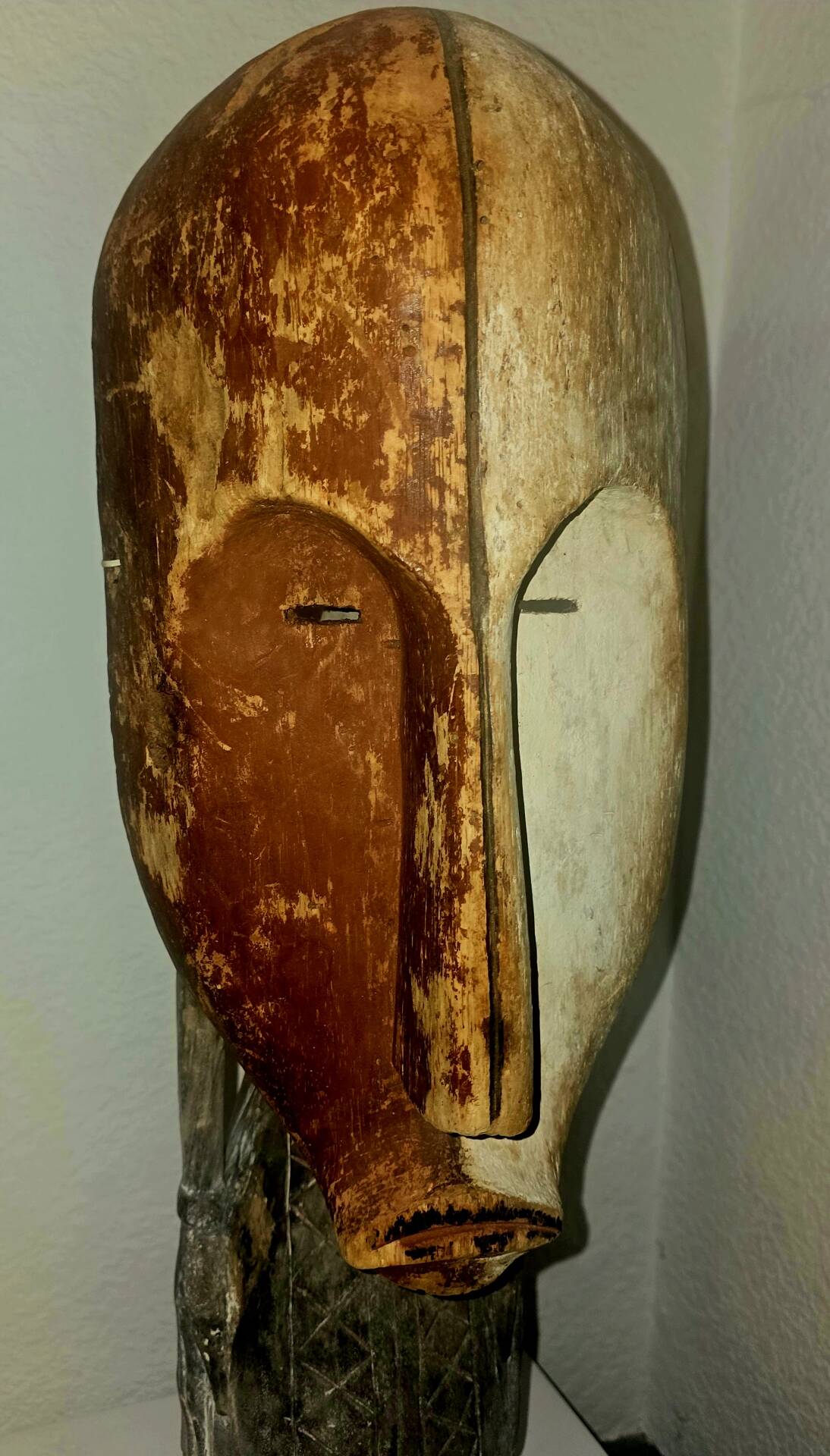 Masque africain fang début 20e-eeuwse #statue #tribus #lega