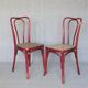 Set of 2 chairs tanned Bistrot by Thonet N°A49 - 1925 -
