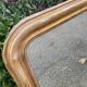 Louis Philippe mirror in solid wood and gilded stucco 19th century 125x80cm