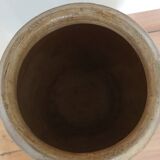 Old 25cm glazed stoneware pot