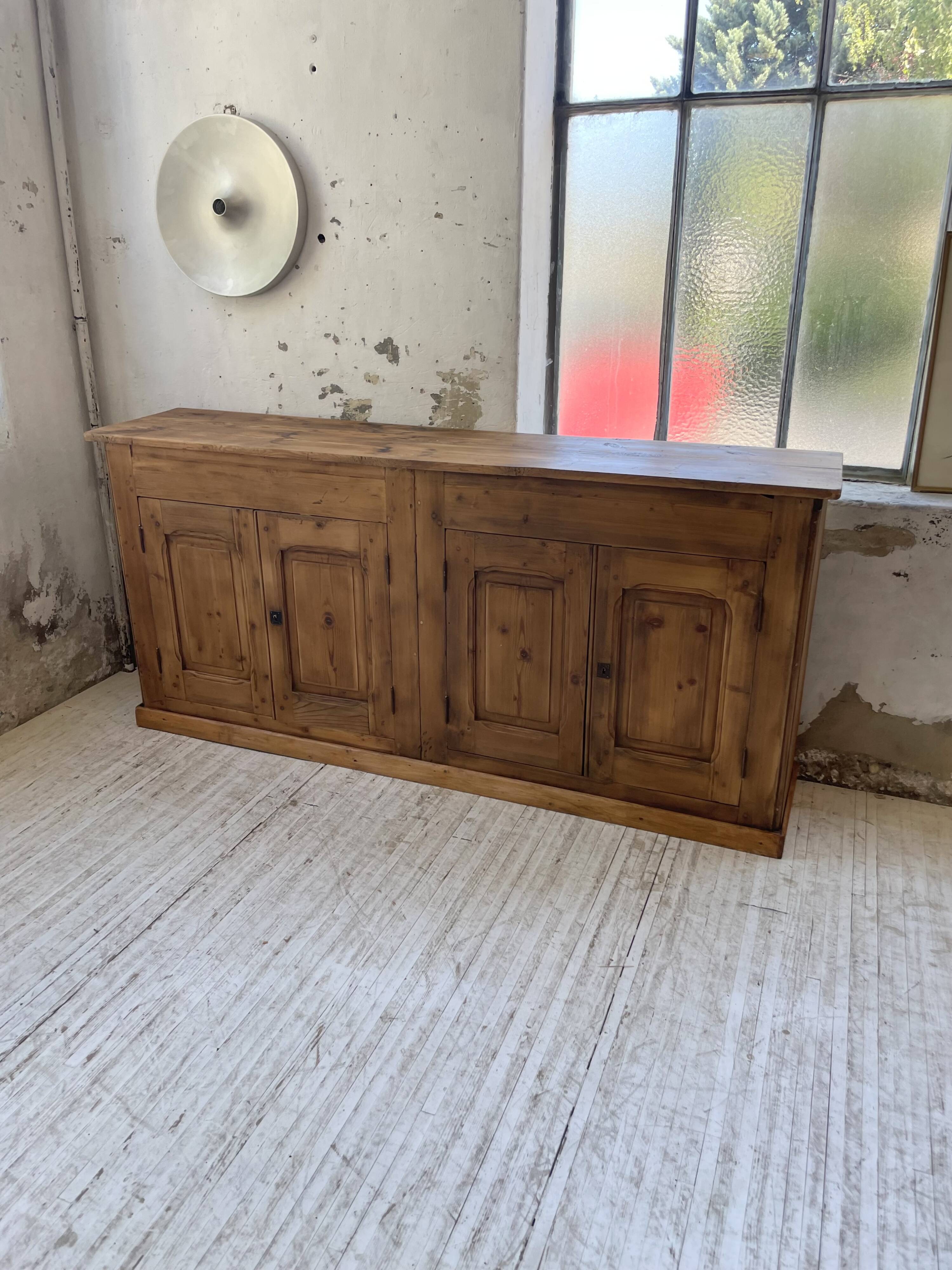 2m pine craft furniture sideboard