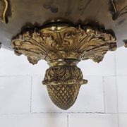 Antique Neo-Renaissance Greenman candle chandelier (Empire)
