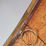 Mirror 60x80 cm brass frame