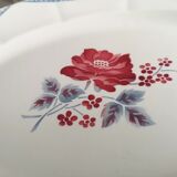 Oval dish Digoin Sarreguemines collection Josiane