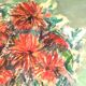 Huile sur Isorel, bouquet de fleurs, Bernard Marre