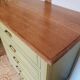Chest of drawers in linden green