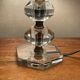 Lampe pied en verre