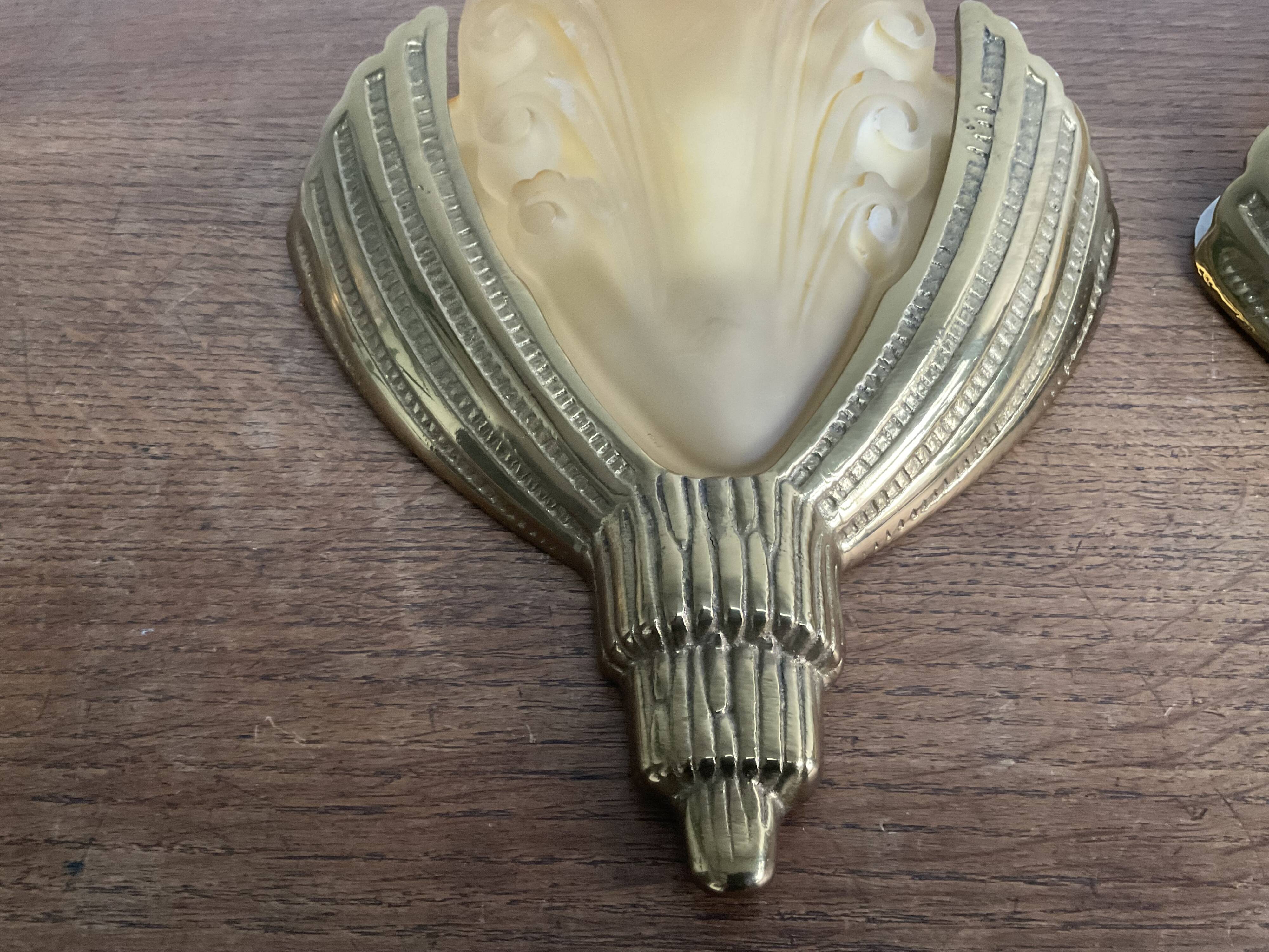 Pair of Art Deco wall sconces